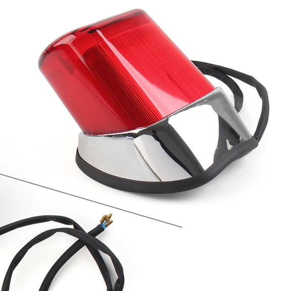 NS Motorcycle Brake Tail Light Signal Lamp, Brake Stop Rear Tail Light for Yamaha Virago XV250, Virago XV400, Red Light