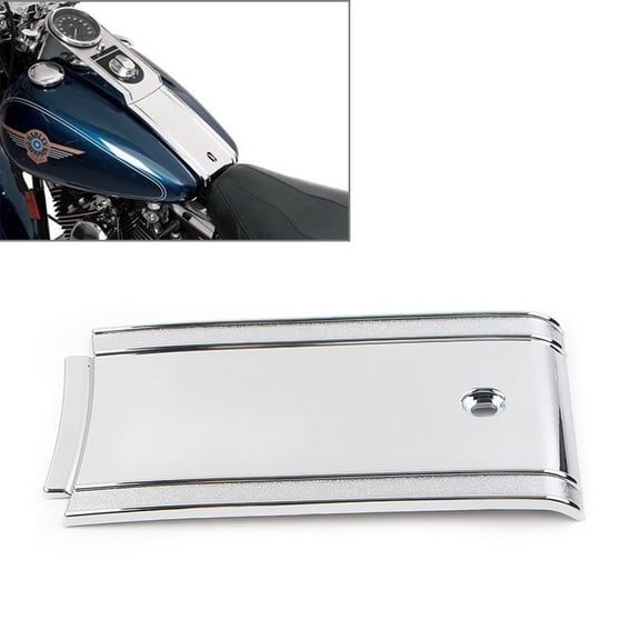 NS Motorcycle Chrome Lower Tank Dash Panel ExteNSion Frame Cover Trim for FLSTF FLST FLSTC FLSTN FXSTS FXSTSB