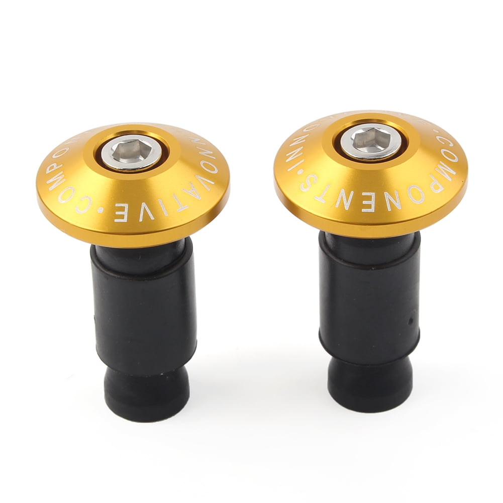 NS Motorcycle Handlebar End Cap Plug Slider ATVs Bike CNC Aluminum Hand