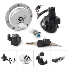 NS Motorcycle Ignition Switch Fuel Gas Cap Lock Key Set for HONDA CB400 CB400SF (1992-1998) / CB-1 CB400F (1989-1991) / VT250 MC20 (SPADA)