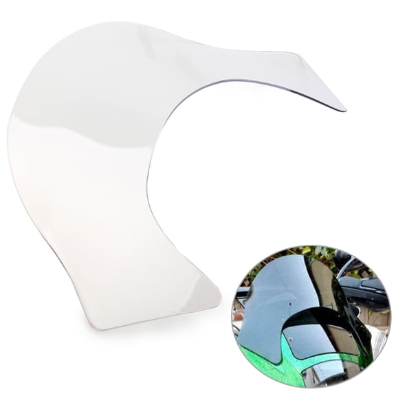 NS Motorcycle Laminar Lip Windshield Windscreen Shield, Windshield Windscreen Protector for Dyna for , Clea