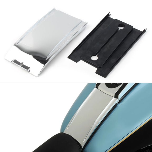 NS Motorcycle Lower Dash Panel Extension Kit Decoration for FLST FLSTF FLSTN FLSTFB FLSTC FLSTS FLSTSC, FXST FXSTB FXSTC FXSTS 2000-2017, Chrome