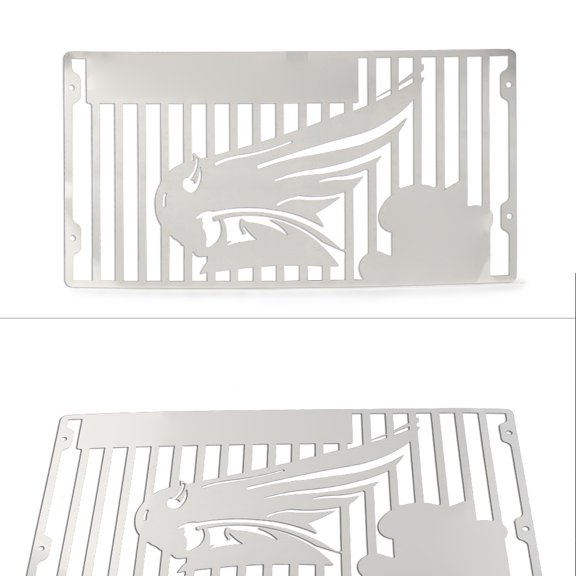 NS Motorcycle Radiator Shrouds Radiator Grille Guard Cover Protector for HONDA Valkyrie GL1500 All Years, silver