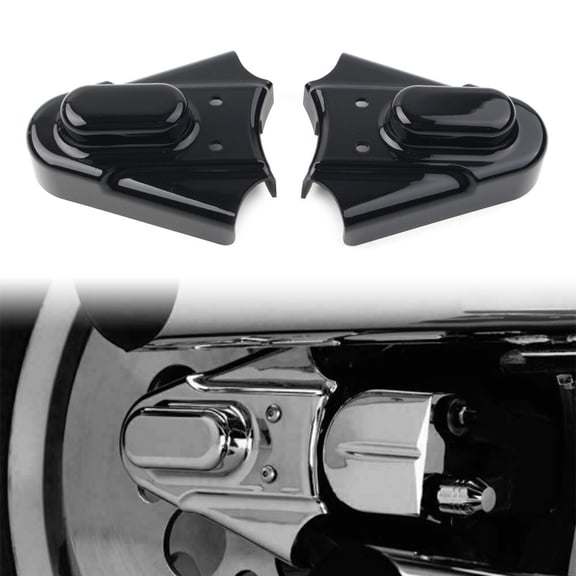 NS Motorcycle Rear Axle Covers Cap Guard Bar Shield for Davidson for Model 1986-2007, Black