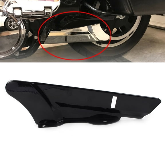 NS Motorcycle Rear Black Lower Belt Drive Cover Belt Guard Cover Accessaries for Electra Street Road Glide King FLHTK FLHX FLHR Powersport Part