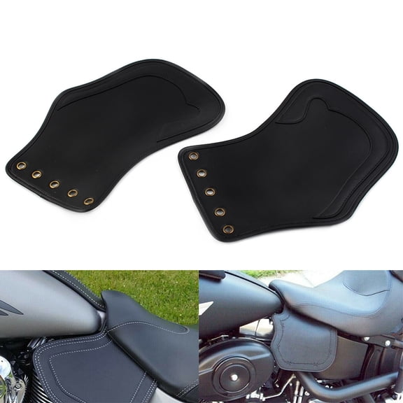 NS Motorcycle Side Saddle Heat Shield Deflector Rider Heat Shileds for Touring, for Dyna for Bikes 1985-2017