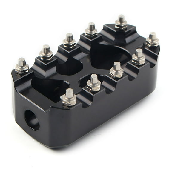 NS Motorcycle Universal Black Anti-Skid Gear Brake Shift Peg Pedals MX Style Replacement for Harley Touring Softail Dyna Sportster universal, Powersports Foot Pegs