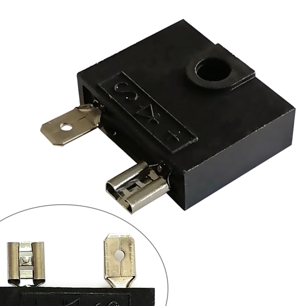 NS Motorcycle Voltage Regulator Rectifier 12V 2 Pins Replacement for AX-100, Black
