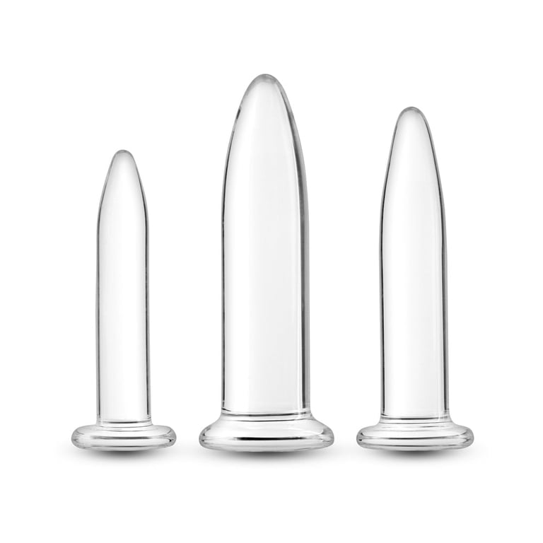 NS Novelties Crystal Trainer Glass 3 Piece Set Anal Plugs Kit, Clear - Walmart.com NS Novelties Crystal Trainer Glass 3 Piece Set Anal Plugs Kit, Clear - Walmart.com