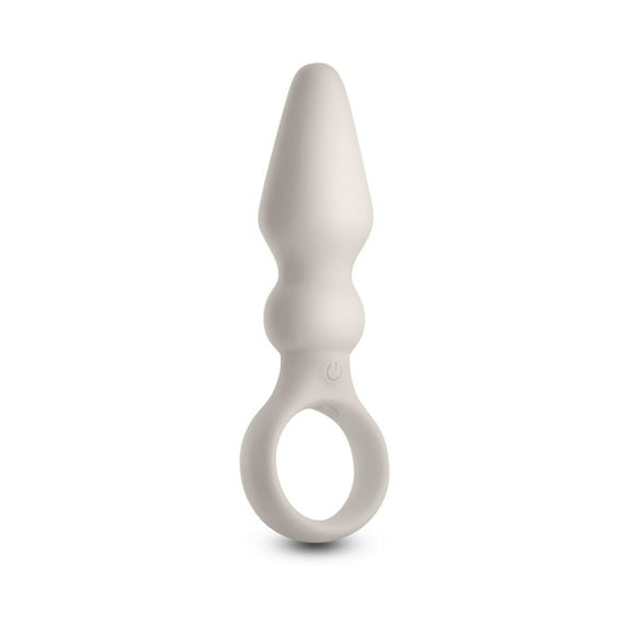 NS Novelties Lust-N-Dreams Bossa Rechargeable Silicone Vibrating Anal Plug, White