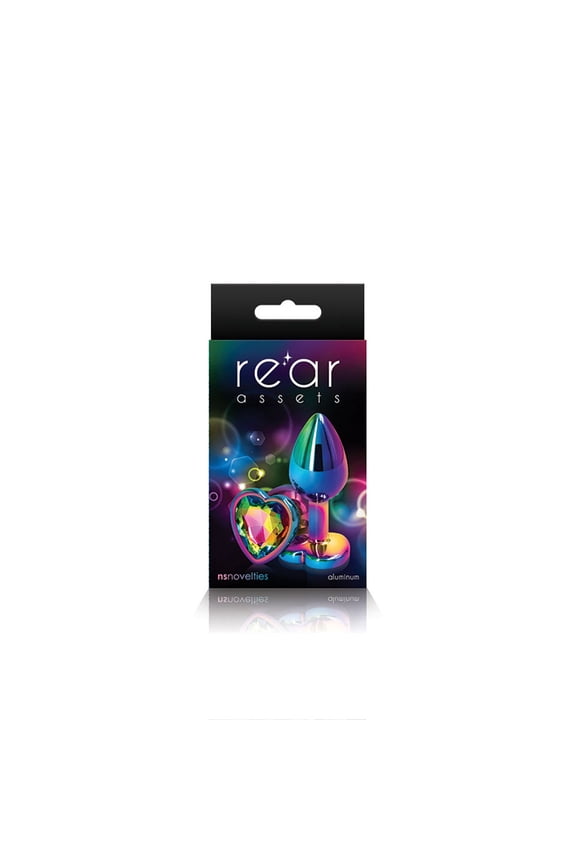Rear Assets Multicolor Small Rainbow Anal Plug