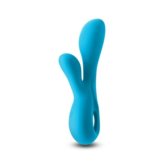 NS Novelties Revel Galaxy Dual Stimulator Blue, G-Spot Vibrator'
