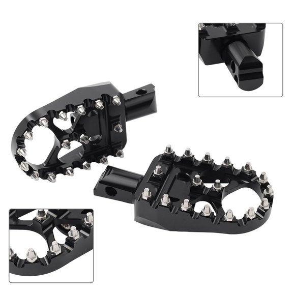 NS Passenger Pedal Rear FootPeg Foot Pegs Black For Low Rider S FXLRS 2020-2025, For Low Rider ST FXLRST 2022-2025 1 Pair