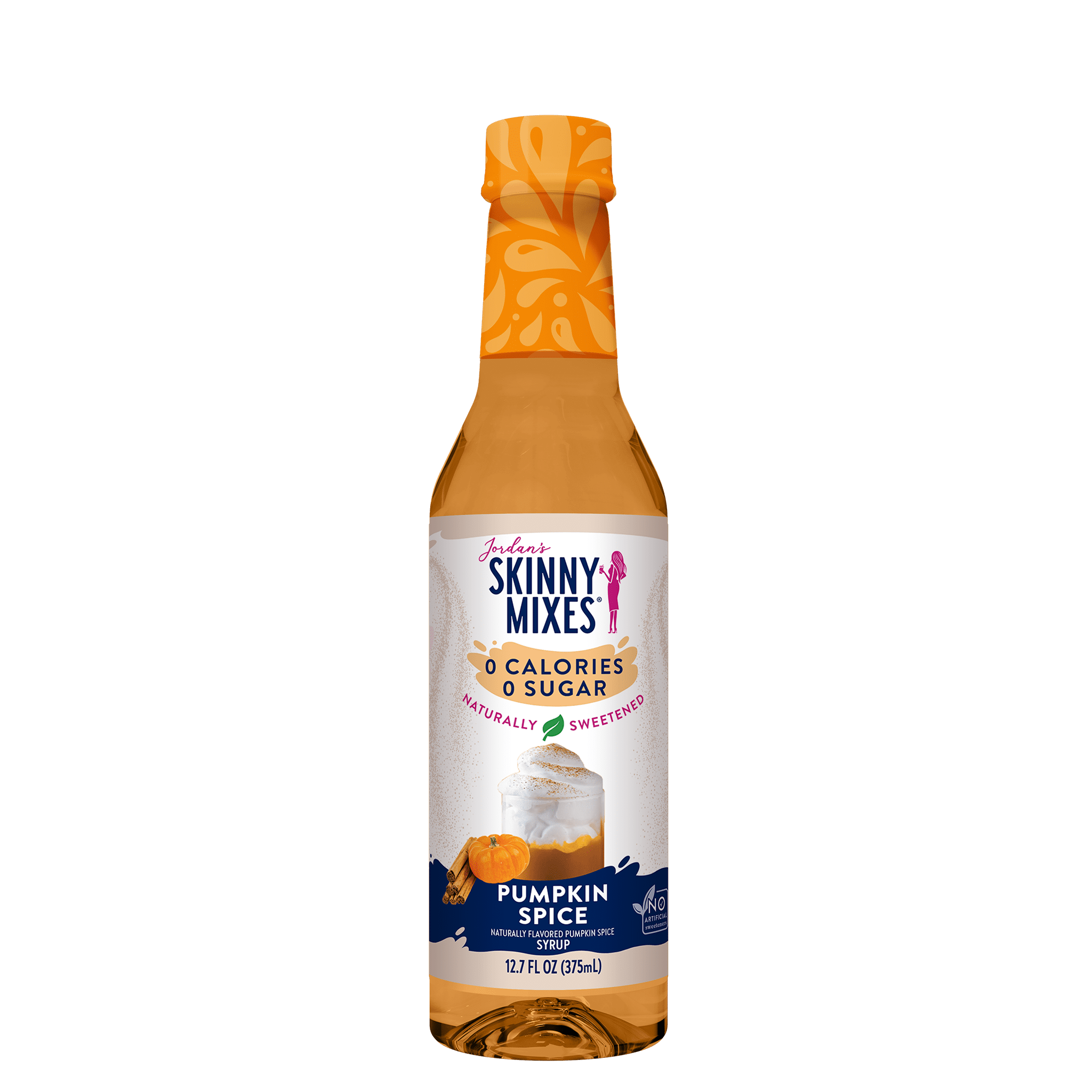 Jordan's Skinny Mixes Naturally Sweetened Pumpkin Spice Syrup, 375 mL
