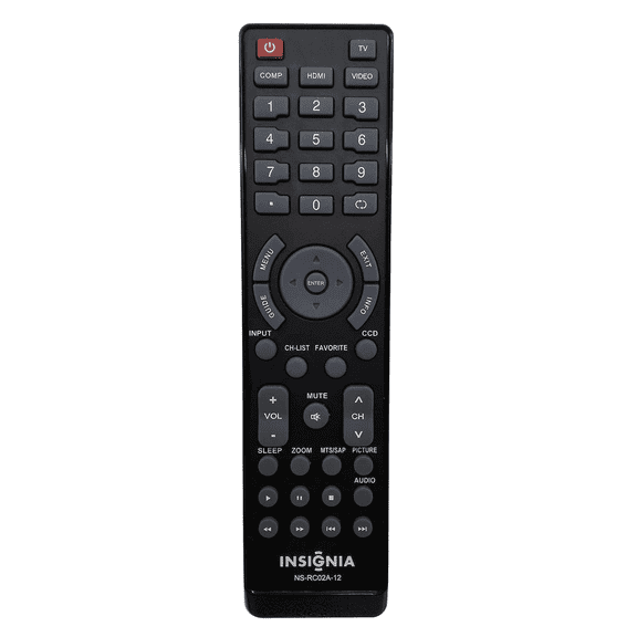 NS-RC02A-12 Remote for Insignia LCD TV NS-32L120A13 NS-40L240A13 NS-32E320A13