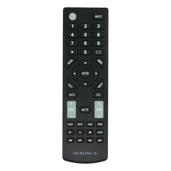 NS-RC4NA-18 Remote Control Replacement - Compatible with Insignia NS48D420NA16 TV
