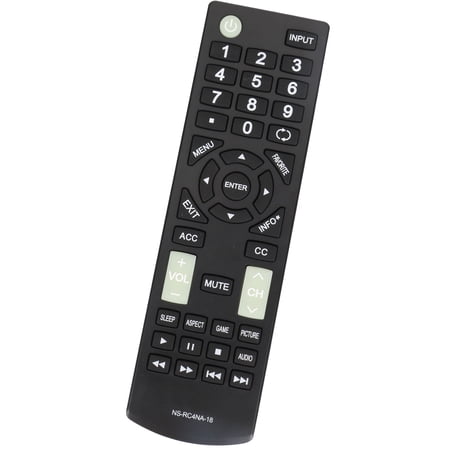 NS-RC4NA-18 Replace Remote Control for Insignia TV NS-32D311NA17 NS-50D510NA17