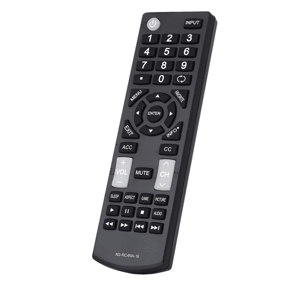 NS-RC4NA-18 Universal TV Remote, Replacement Control for All Insignia Smart TVs Full Function Direct Use