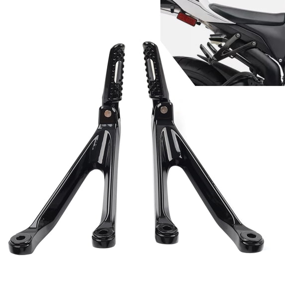 NS Rear Passenger Footrest Bracket Footpeg Pegs Footrest Set 1 Pc for CBR1000RR 08-16 Aluminum
