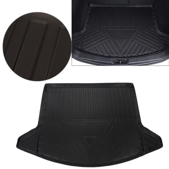 NS Rear Cargo Liners, Waterproof Rear Cargo Liner Tray Trunk Floor Mats TPE for CX-5 SUV 2017-2022