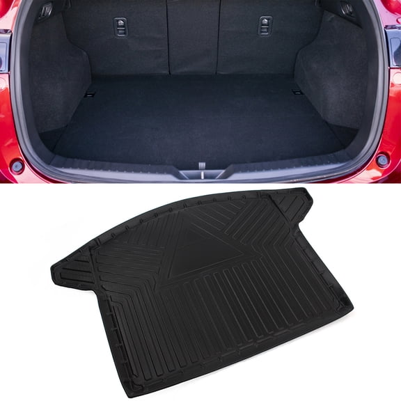 NS Rear Cargo Liners, Waterproof Rear Cargo Liner Tray Trunk Floor Mats TPE for CX-5 SUV 2017-2022