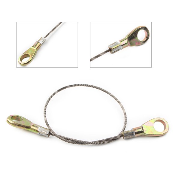 NS Rear Tailgate Cable, 1PC Tailgate Cable Hook 53045-1065 for Mule 3000 3010 3020 2001-2003