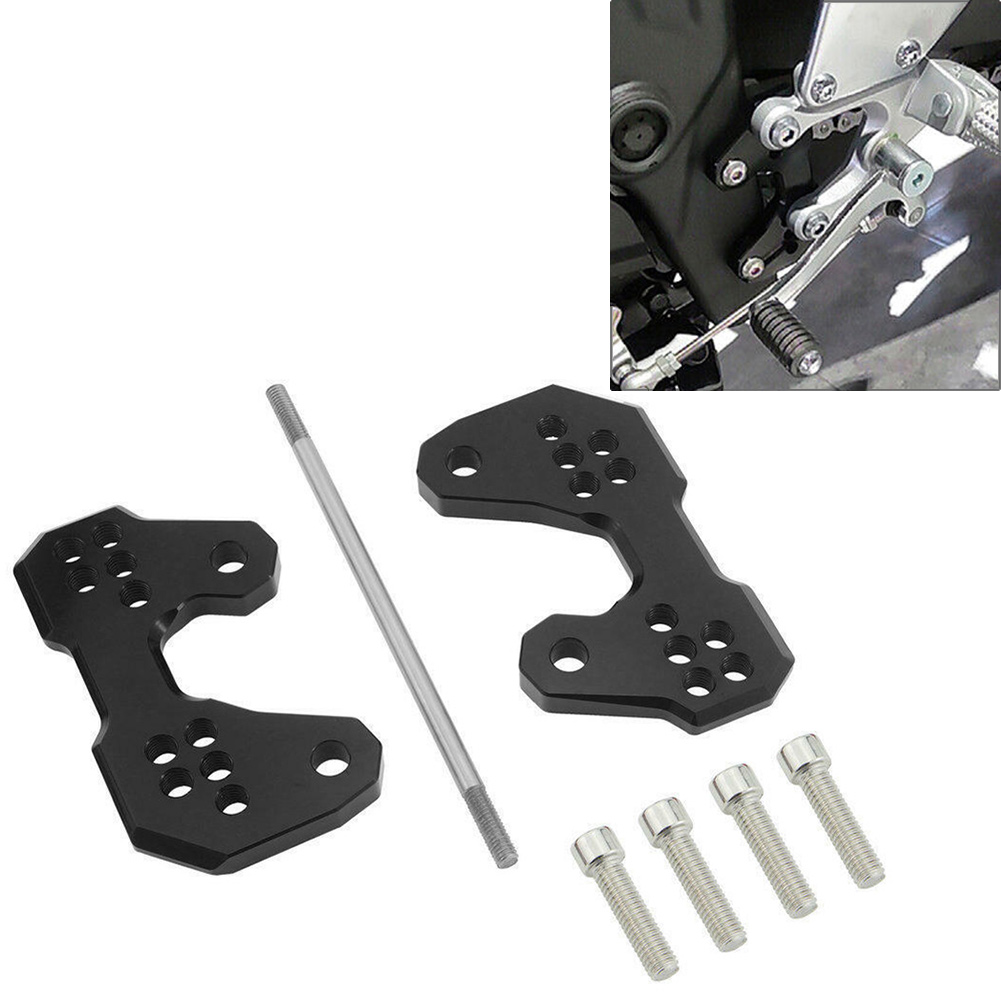 Yamaha R9 Rear Brake Bracket NS Rearsets Base Mounting Bracket Rear Set Plate Black for Yamaha YZF ...