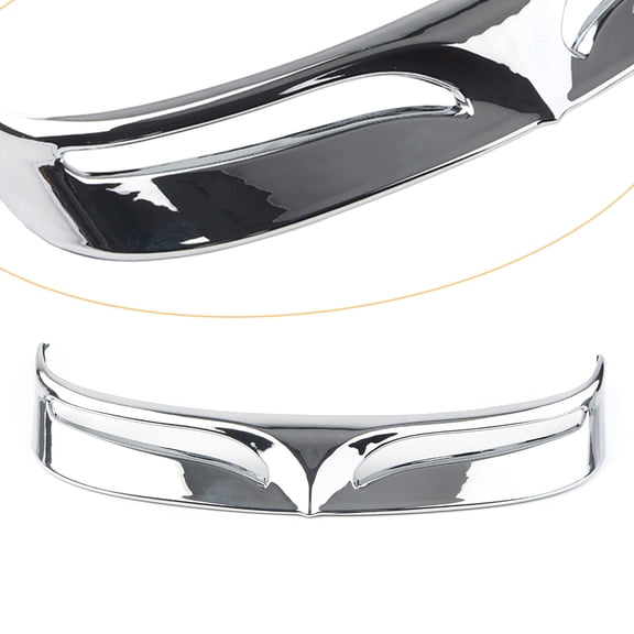 NS Silver Motorcycle Rear Mudguard Edge Trim Tip Trailing For Harley Davidson For Harley-Davidson FLSTF 2007-2013