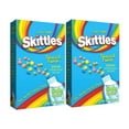 thumbnail image 1 of NS Skittles Tropical Punch Singles to Go Powdered Drink Mix, Zero Sugar, Low-Calorie Fruity Flavored Easy Prepare Indoor & Outdoor Picnic Drinks, 2 Boxes, 6 Sachet per Box - 12 Total Servings, 1 of 5