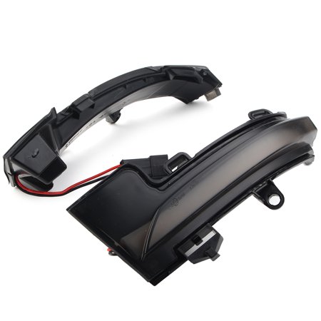 NS Smoked Lens Dynamic Sequential Blink Flow Full LED Side Mirror Turn Signal Light for Skoda Octavia MK3 5E 2013 2014 2015 2016 2017 2018