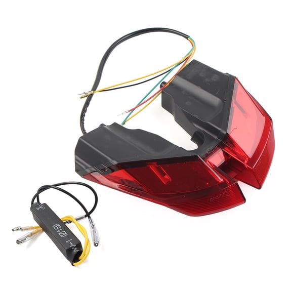 NS Taillights Turn Signal Blinker for DUCATI HYPERMOTARD 821 939 950 SP 2012-21,Red