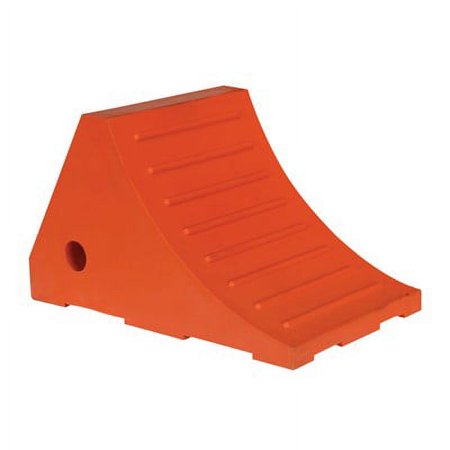 NS Traffic Safety Orange Urethane Wheel Chock, 4.5 lb. (1 Unit)
