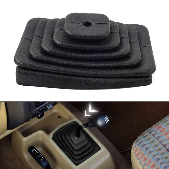 NS Transmission Gear Shift Lever Boot 52078558 Rubber Black for Wrangler TJ 1997-2004