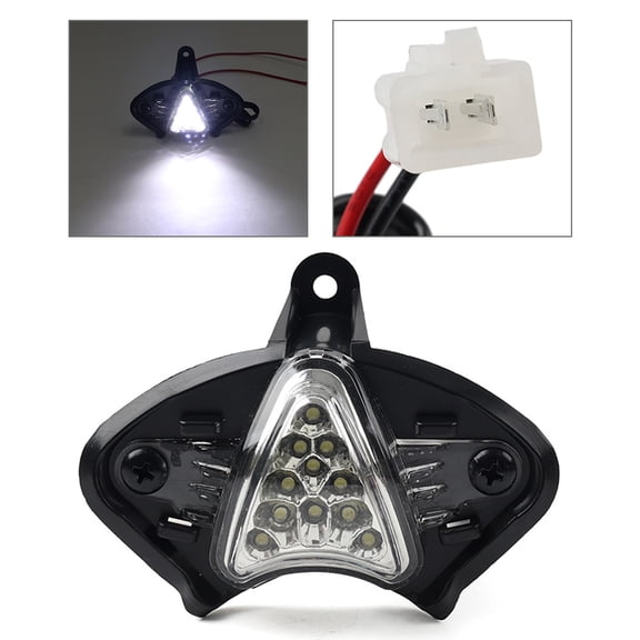 NS Upper LED Head Light Front Running Lamp Clear Plastic for ZX-6R 07-08 Motorbike