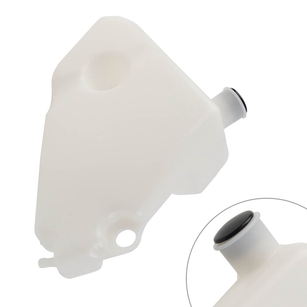NS WHITE Motorcyce Reservoir Water Tank ABS Radiator Overflow Coolant ...