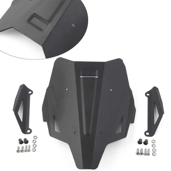 NS Windshield Windscreen Wind Deflector for Yamaha MT-07 FZ-07 2021-2022, Black