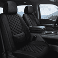 thumbnail image 1 of NS YOLOF150 Seat Covers 2015-2026 Full Set, Truck Interior Sets with Lumbar Support Custom Fit for Ford F150 2015-2026, F250/F350/F450 2017-2026 Super Duty Crew Cab XLT XL Lariat Platinum, Black, 1 of 8