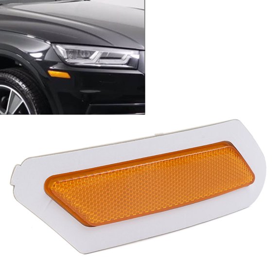 NS Yellow Front Bumper Reflector Indicator Side Marker Turn Signal Light Right Replacement for Q5 SQ5 2018-2020