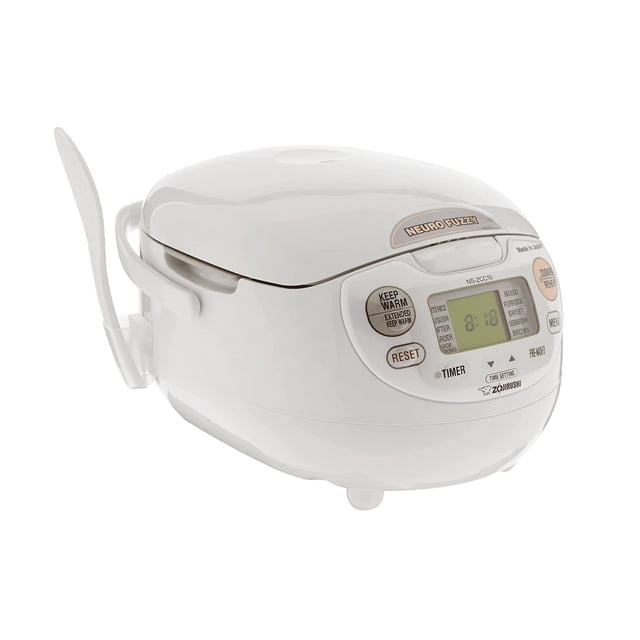 NSZCC10 Neuro Fuzzy Rice Cooker, 5.5Cup, White