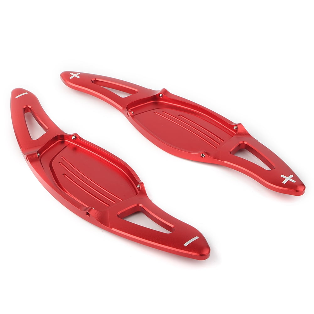 Metal DSG Paddle Shifter Extensions For Audi R8 RS3 RS4 RS5 TT RS (2016-2018) - Red