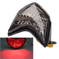 thumbnail image 1 of NS for Kawasaki Ninja ZX10R ZX6R 636 LED Tail Light Brake Turn Signal Lamp Smoke, 1 of 10