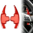 thumbnail image 1 of NS for Mercedes A B E CLA Steering Wheel Paddle Shifter Extension Carbon Fiber Red, 1 of 9