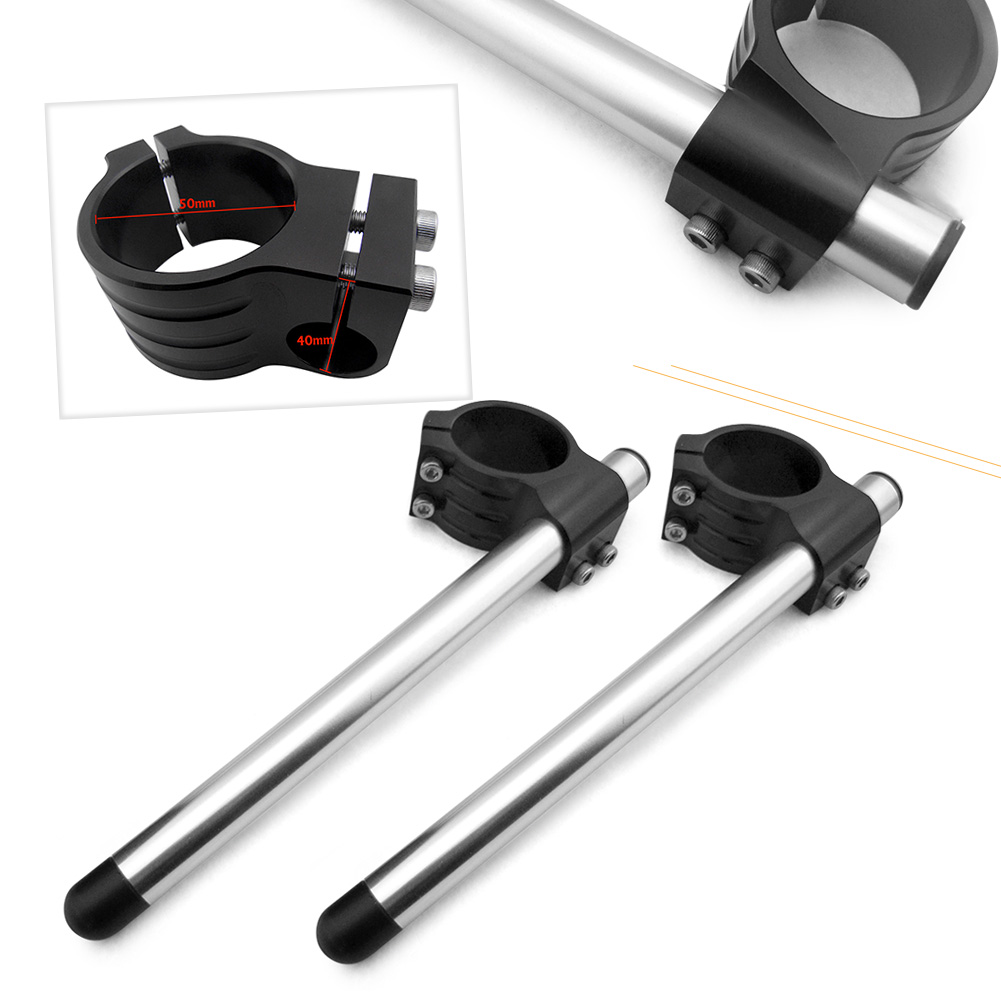 Universal Motoycycle Clip-On Handlebars For SUZUKI GSXR600 1997-2003 - View #9