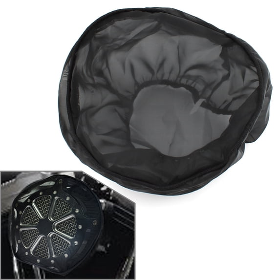 NS water-proof Rain Sock Wrap Filter Cover Black Motorbike for Touring