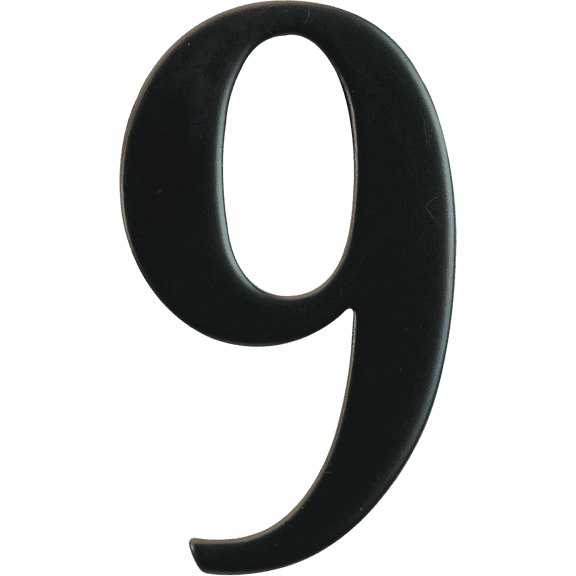Stainless Steel Digital Numbers NS6235-9# Black