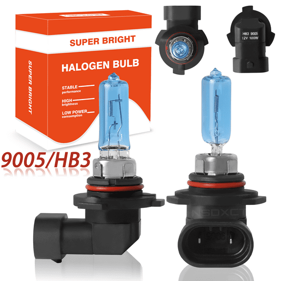 NSDXCT 2PC 9005 Halogen Headlight Bulbs High/Low Beam HB3 Halogen Lamp for 2003-2008 Toyota Matrix