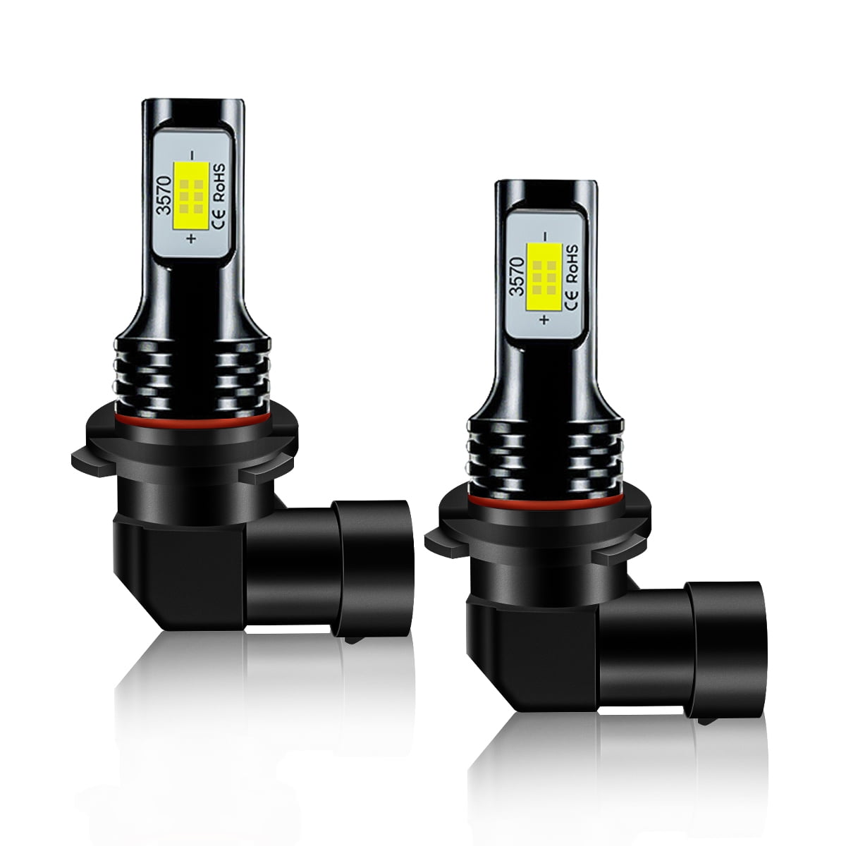 Nsdxct 2x 9005 9140 9145 ice blue led headlights bulb high low beam for
