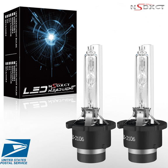 NSDXCT D2S Xenon HID Headlight Bulbs for ACURA MDX 2007-2013 Low Beam 35W 6000K White,Pack of 2