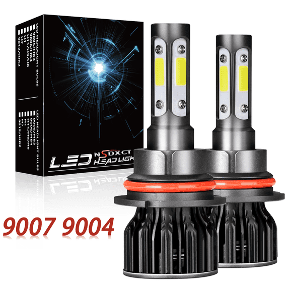 NSDXCT For 1997-2005 Chevrolet Venture LED Headlight 9007 9004 High Low Beam Bulbs 6000K White Pack of 2