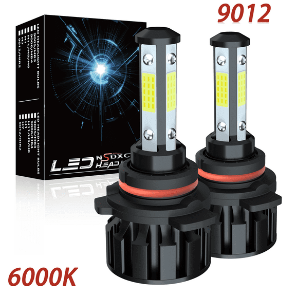 NSDXCT For Buick Envision 2016-2018 LED Headlight Bulbs 9012 High/Low Beam 6000K White 2pcs